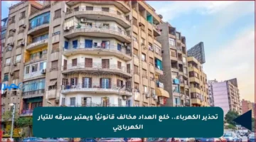 تحذير الكهرباء.. خلع العداد مخالف قانونيًا ويعتبر سرقة للتيار الكهربائي